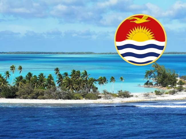 Isla en Kiritibati. FOTO: Getty Images