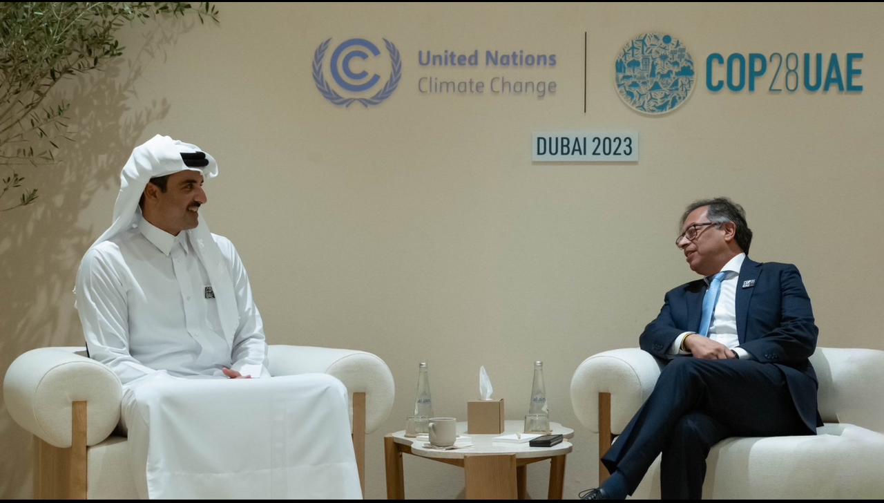 Petro se reunió con Emir de Qatar para buscar tratado de libre comercio. Foto: Suministrada.