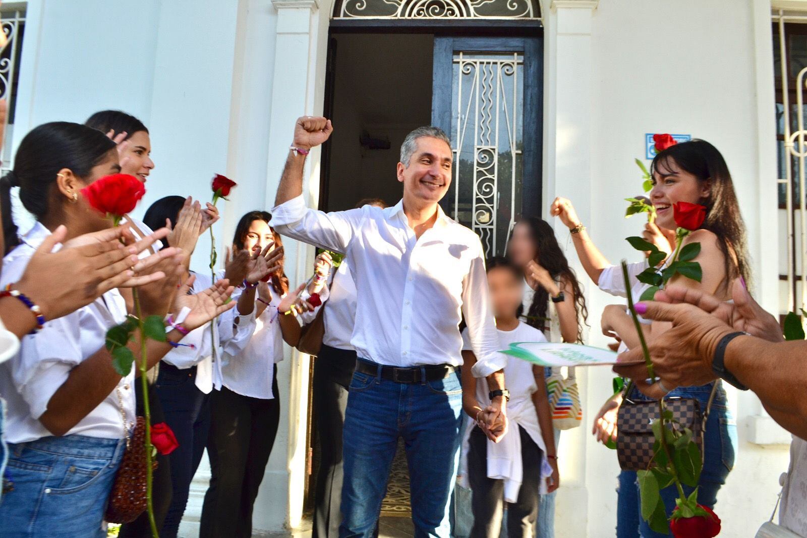 Franklin Lozano oficializa su candidatura a la Gobernación del Magdalena. Foto: Suministrada.