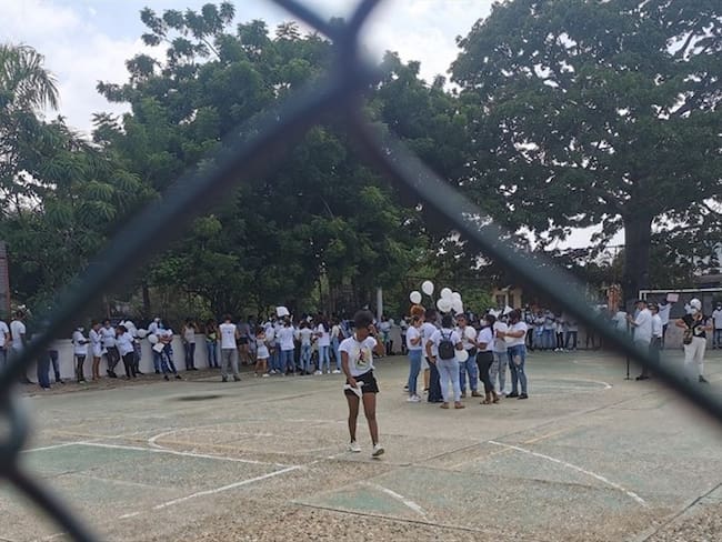 La manifestación de este fin de semana se adelantó en la cancha de Las Gaviotas. Foto: Cortesía