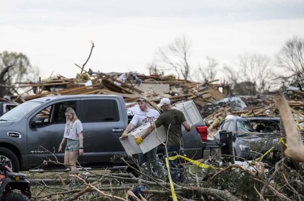 Tornados en Misisipi (Photo by Fatih Aktas/Anadolu Agency via Getty Images)