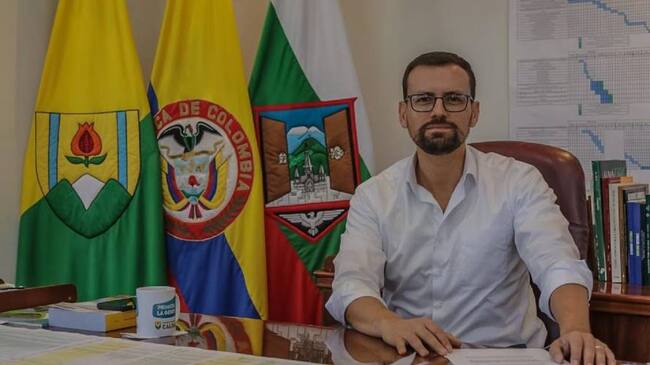 Gobernador de Caldas, positivo para COVID-19. Crédito: Gobernación de Caldas.