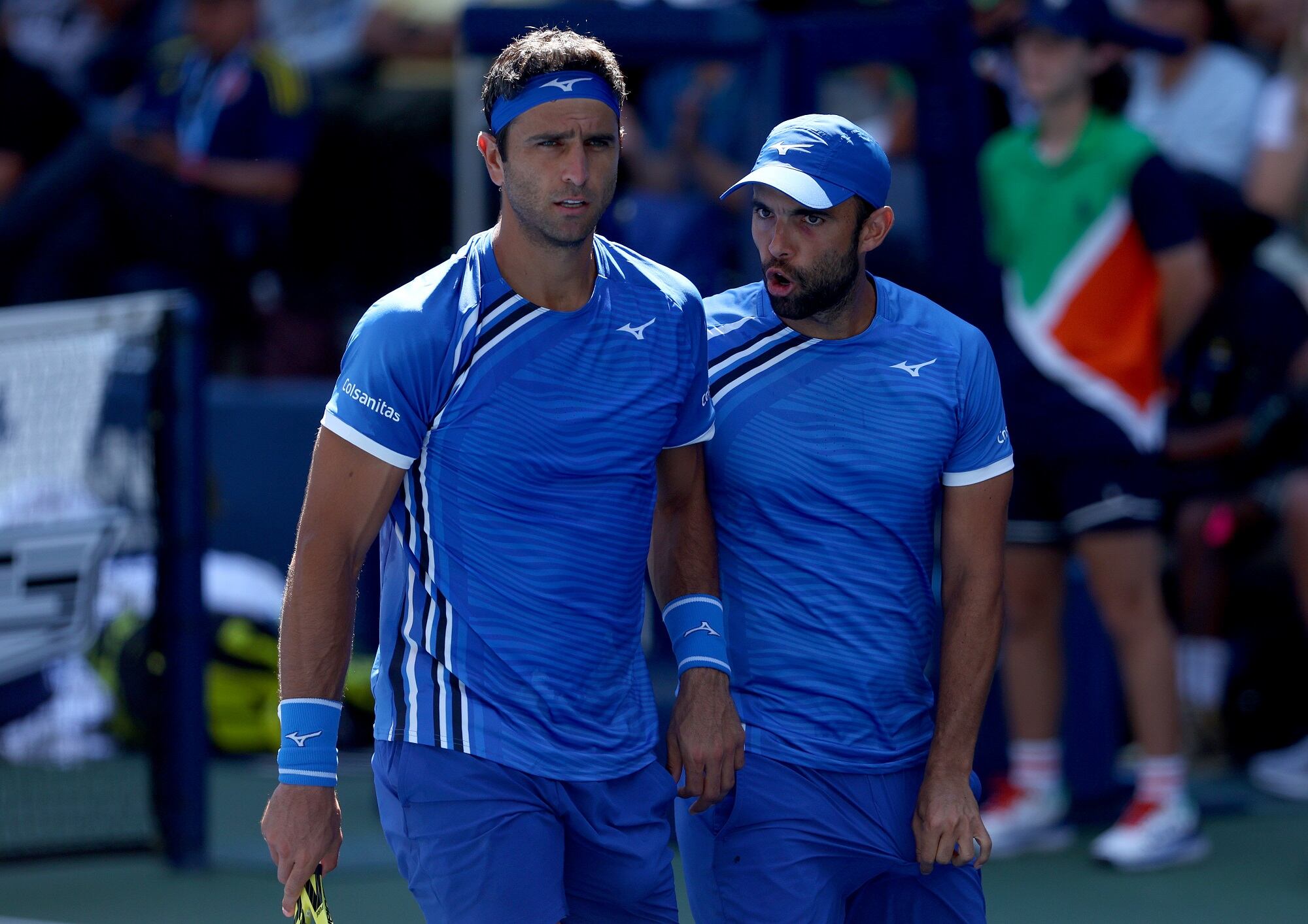 Juan Sebastián Cabal y Robert Farah. (Photo by Elsa/Getty Images)
