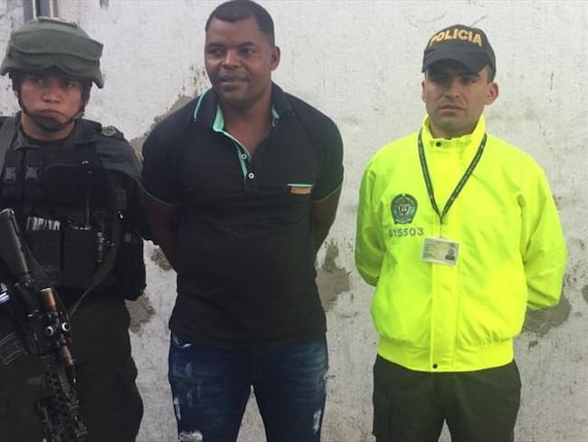 Capturan a ‘Vecino’, jefe de disidencias de Farc en Cauca. Foto: Policía