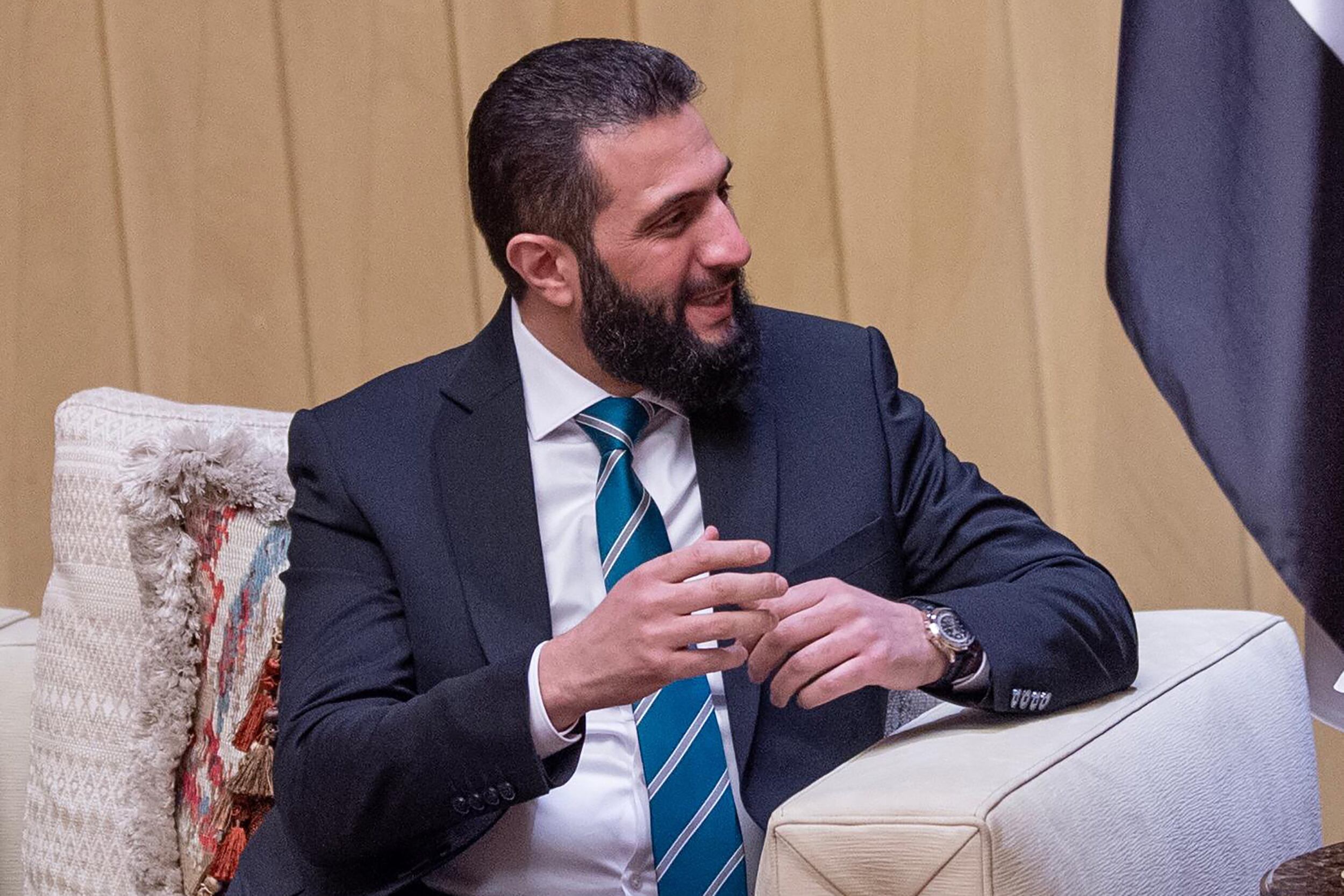 Ahmed al Sharaa FOTO:  EFE/EPA/BANDAR ALJALOUD 