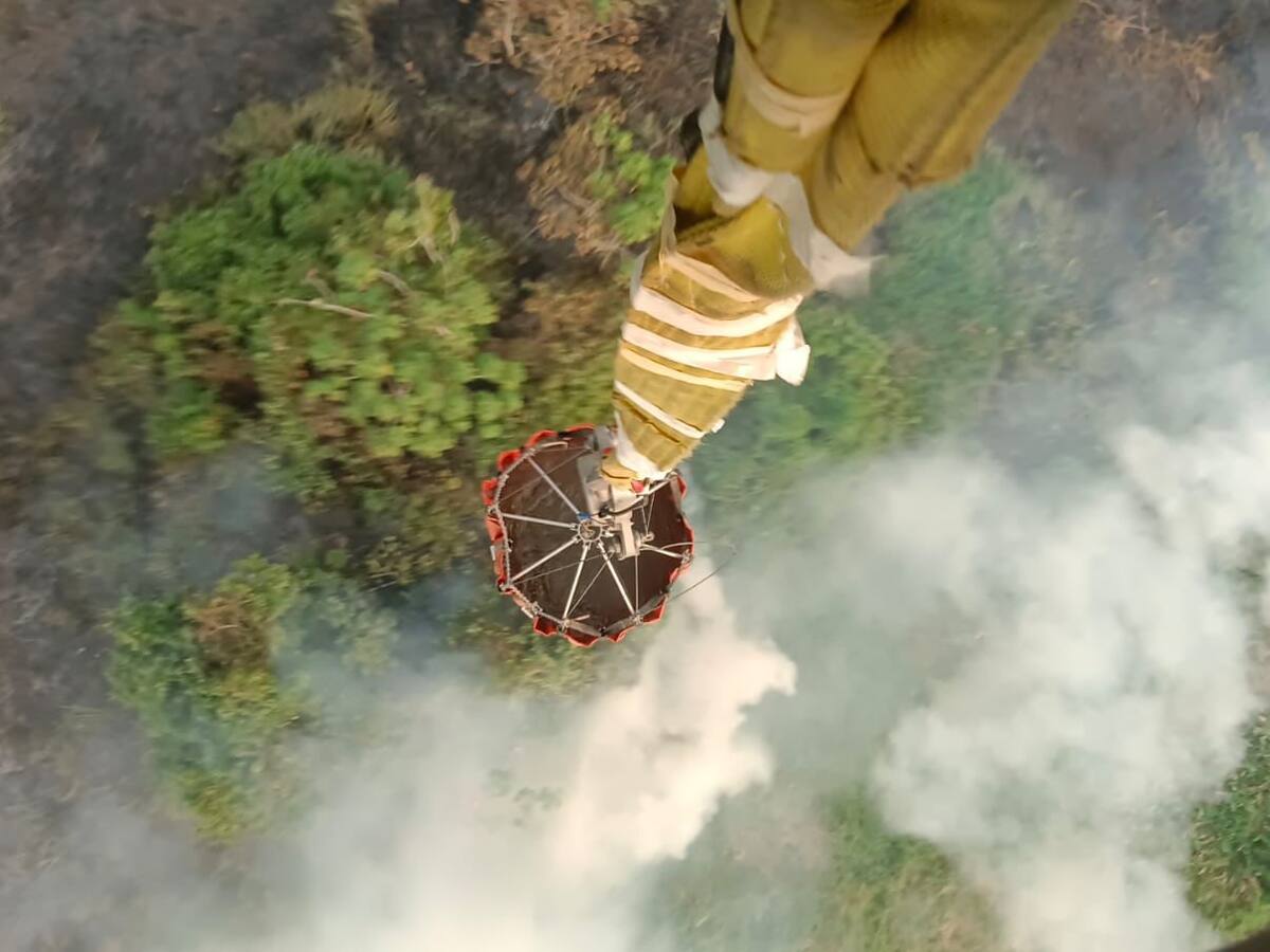 Declaran alerta amarilla en la salud en Barrancabermeja por voraz incendio forestal