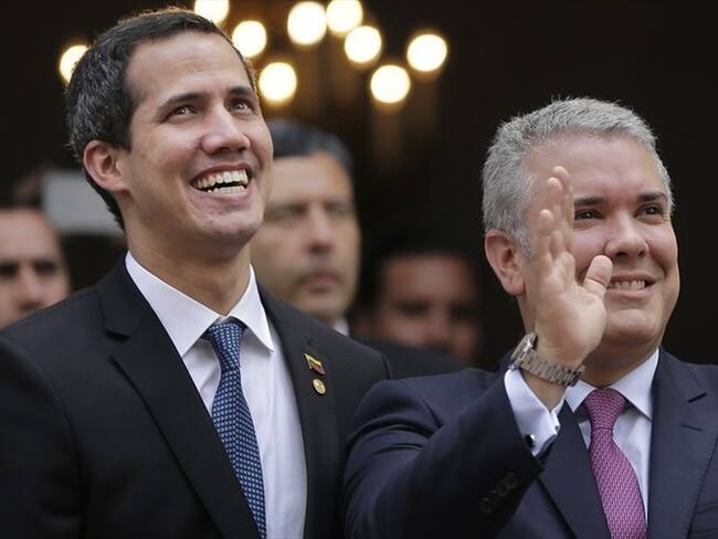 Presidente Duque y Juan Guaidó se reunirán este domingo en la Casa de Nariño. Foto: Colprensa