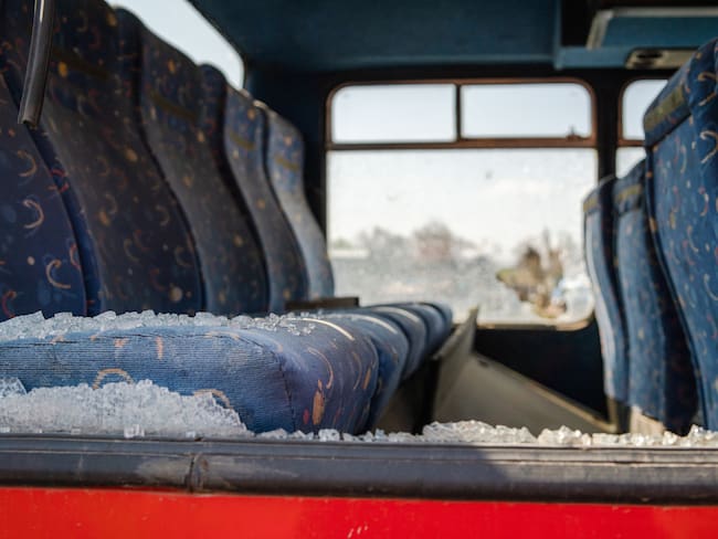Imagen de referencia de bus accidentado. Foto: Getty Images.
