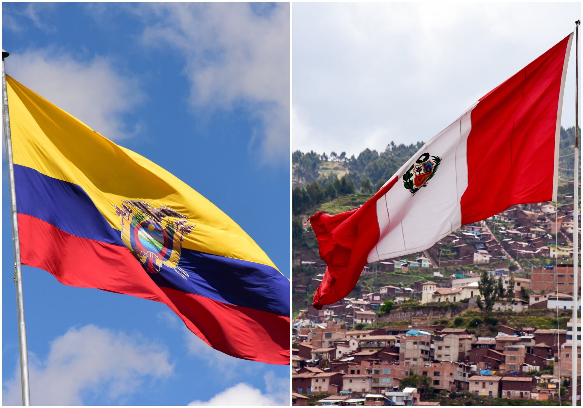 Ecuador y Perú acordaron fortalecer la cooperación en seguridad y comercio en la frontera. Foto: Getty Images.