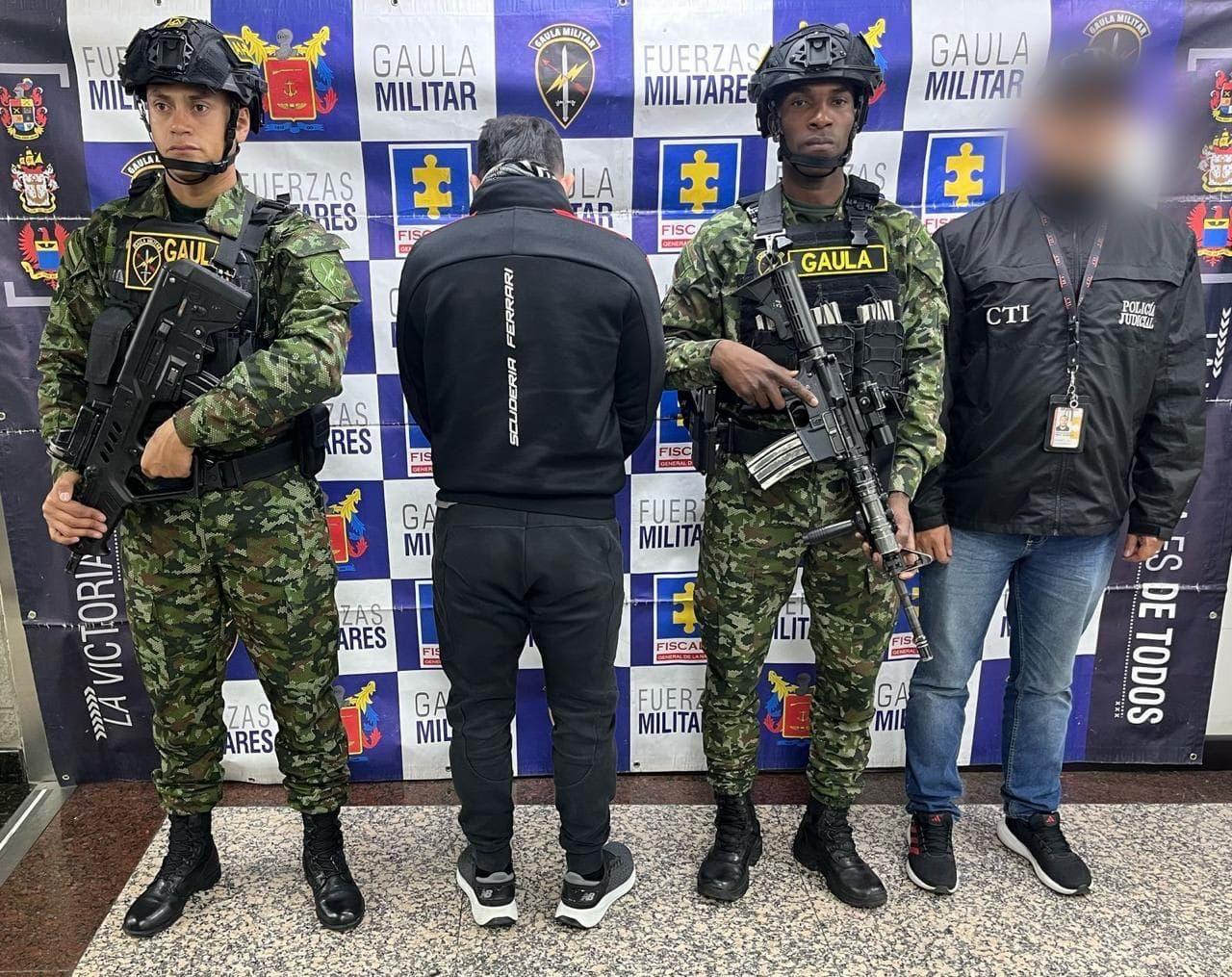 Capturado presunto cabecilla de banda dedicada al tráfico de explosivos en Cundinamarca y Meta. Foto: suministrada.