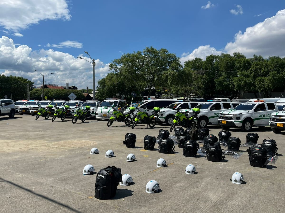 Policía en Norte de Santander recibió dotación tecnológica y parque automotor del Gobierno Nacional