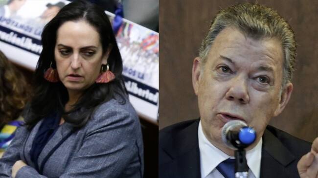 A través de una carta enviada al Comité Noruego, la senadora del Centro Democrático explicó las razones del porqué deberían quitarle esta distinción al exmandatario.. Foto: Colprensa