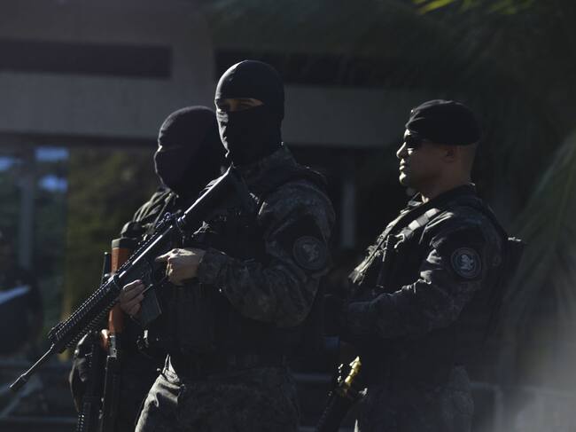 Policía de Brasil. (Photo by Fabio Teixeira/Anadolu Agency via Getty Images)