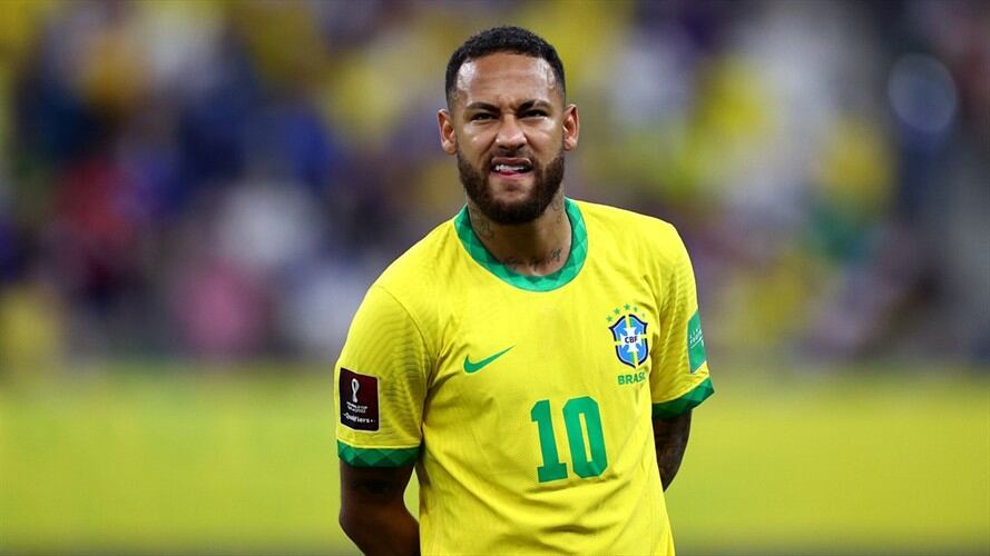 Neymar Jr en el partido ante Uruguay por Eliminatorias. Foto: Buda Mendes/Getty Images