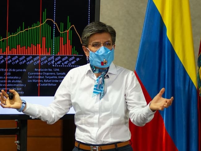 Claudia López arremete contra Enrique Peñalosa. Foto: Colprensa