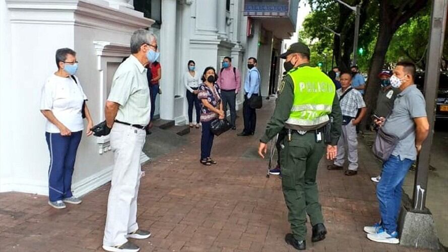 Autoridades mantiene operativos de control durante el día sin IVA en Cúcuta. Foto: Cortesía