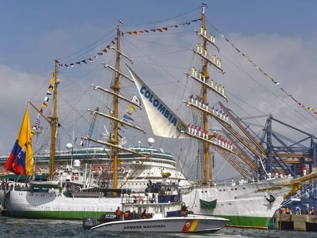 Del 27 al 30 de julio, Santa Marta se engalanará con la llegada de distintas embarcaciones. Foto: Armada Nacional