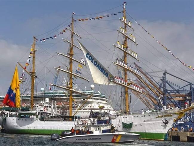 Del 27 al 30 de julio, Santa Marta se engalanará con la llegada de distintas embarcaciones. Foto: Armada Nacional