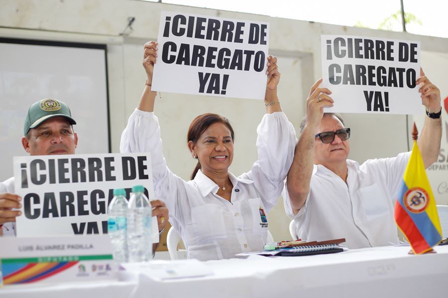 El cierre de Caregato debe hacerse ya, con o sin apoyo del Gobierno Nacional: Lucy García. Foto: prensa Gobernación de Sucre.