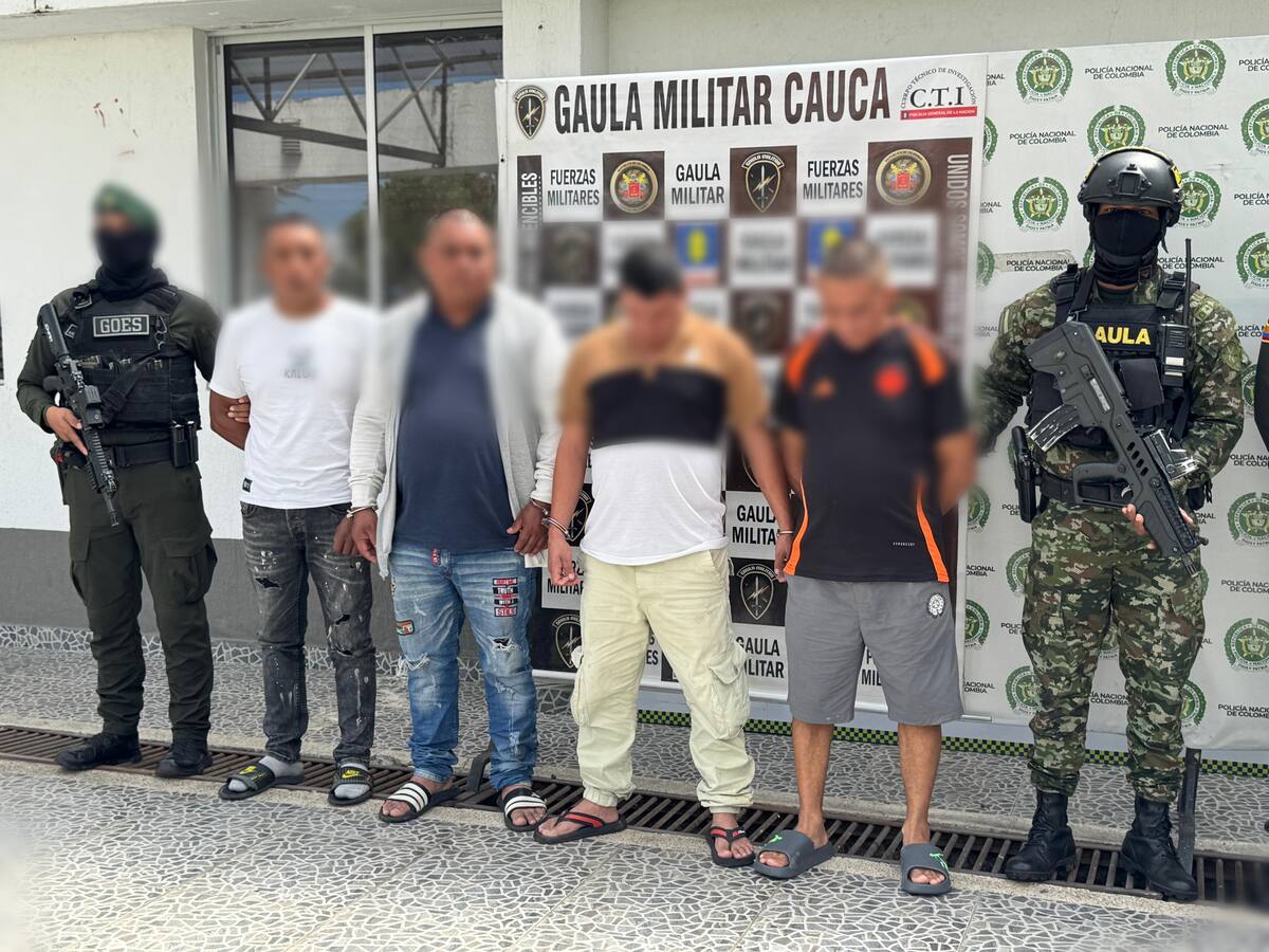 Desmantelan en el Cauca banda trasnacional señalada de enviar toneladas de droga a Ecuador y Chile
