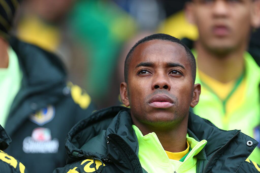 Robinho  (Photo by AMA/Corbis via Getty Images)