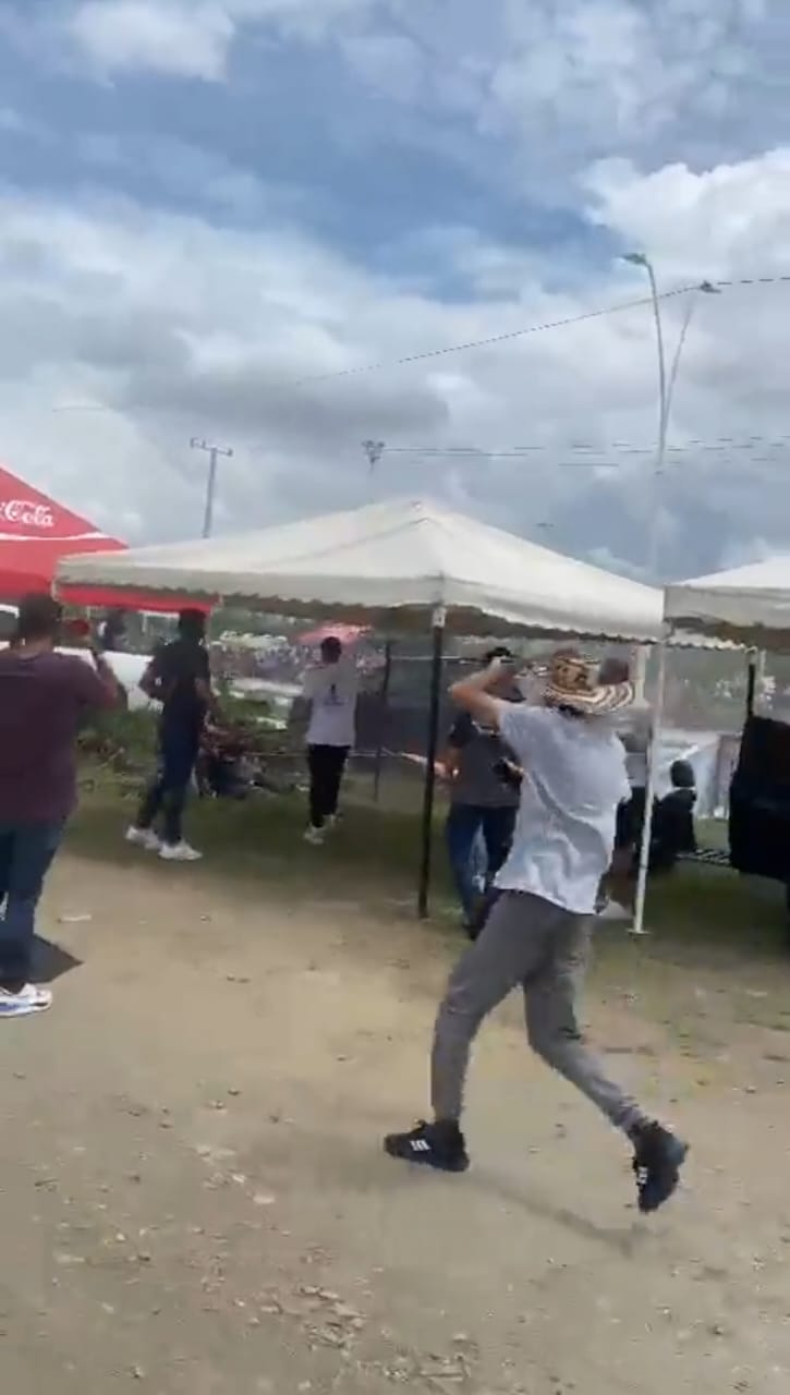 Accidente en el  ‘Primer Octavo de Milla al Mar Magdalena’ / Cortesía