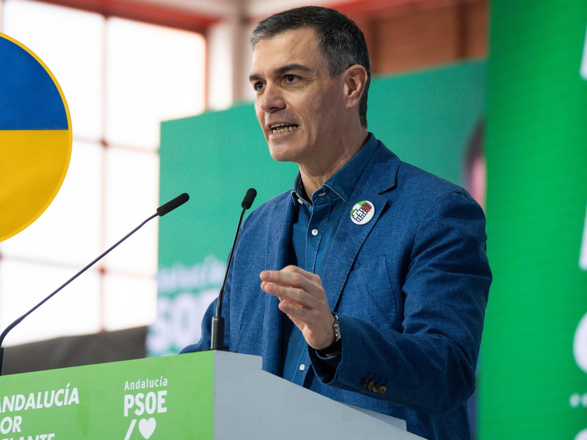 Pedro Sánchez anunció mil millones de euros en ayuda militar a Ucrania en 2025