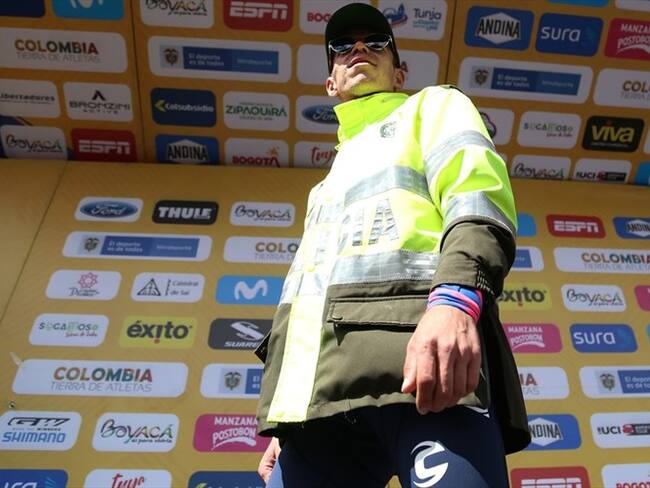 Rigoberto Urán ahora es policía. Foto: Getty Images