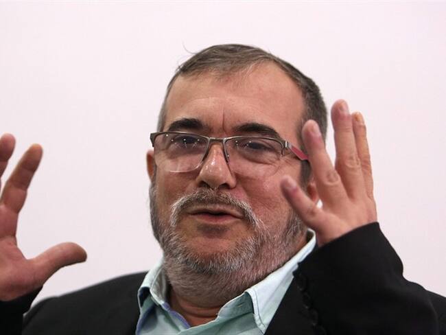 El máximo líder de las FARC, Rodrigo Londoño, alias "Timochenko". Foto: Agencia EFE - Mauricio Dueñas Castañeda