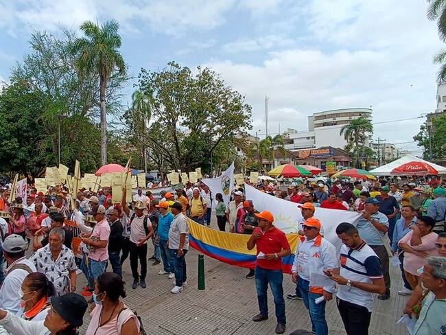 Ademacor ya definió la ruta de movilización en Montería para este miércoles. Foto: Referencial.