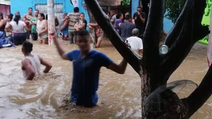 Crecimiento del río Magdalena . Foto: Twitter