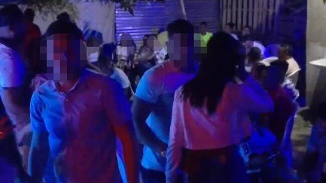 Policía descubrió dos grandes ‘party COVID’ en Santa Marta. Foto: Alcaldía de Santa Marta