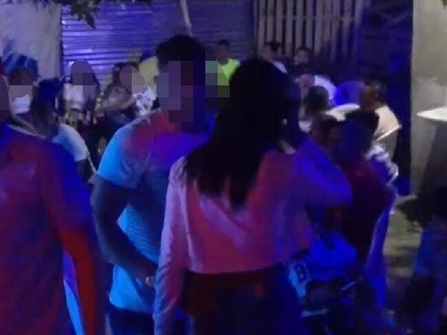 Policía descubrió dos grandes ‘party COVID’ en Santa Marta. Foto: Alcaldía de Santa Marta