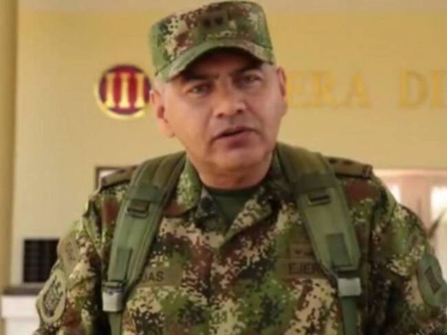 Brigadier general John Rojas, comandante de la Tercera División - Foto: Ejército