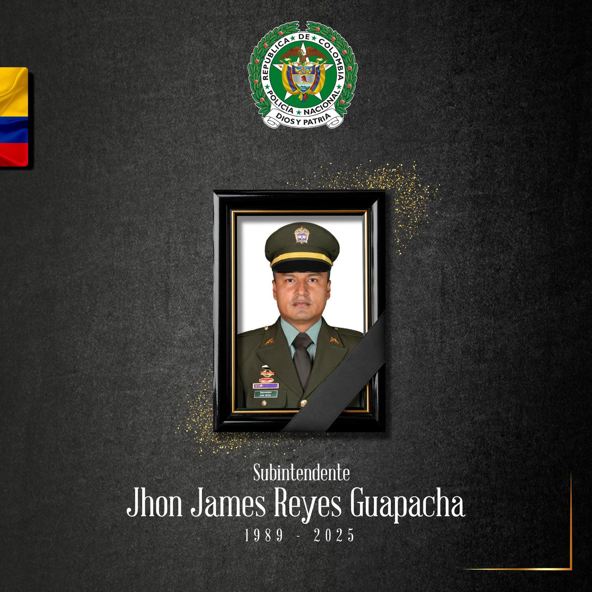 El uniformado se encontraba de descanso cuando fue interceptado y atacado a disparos por hombres armados. Foto: Policía.