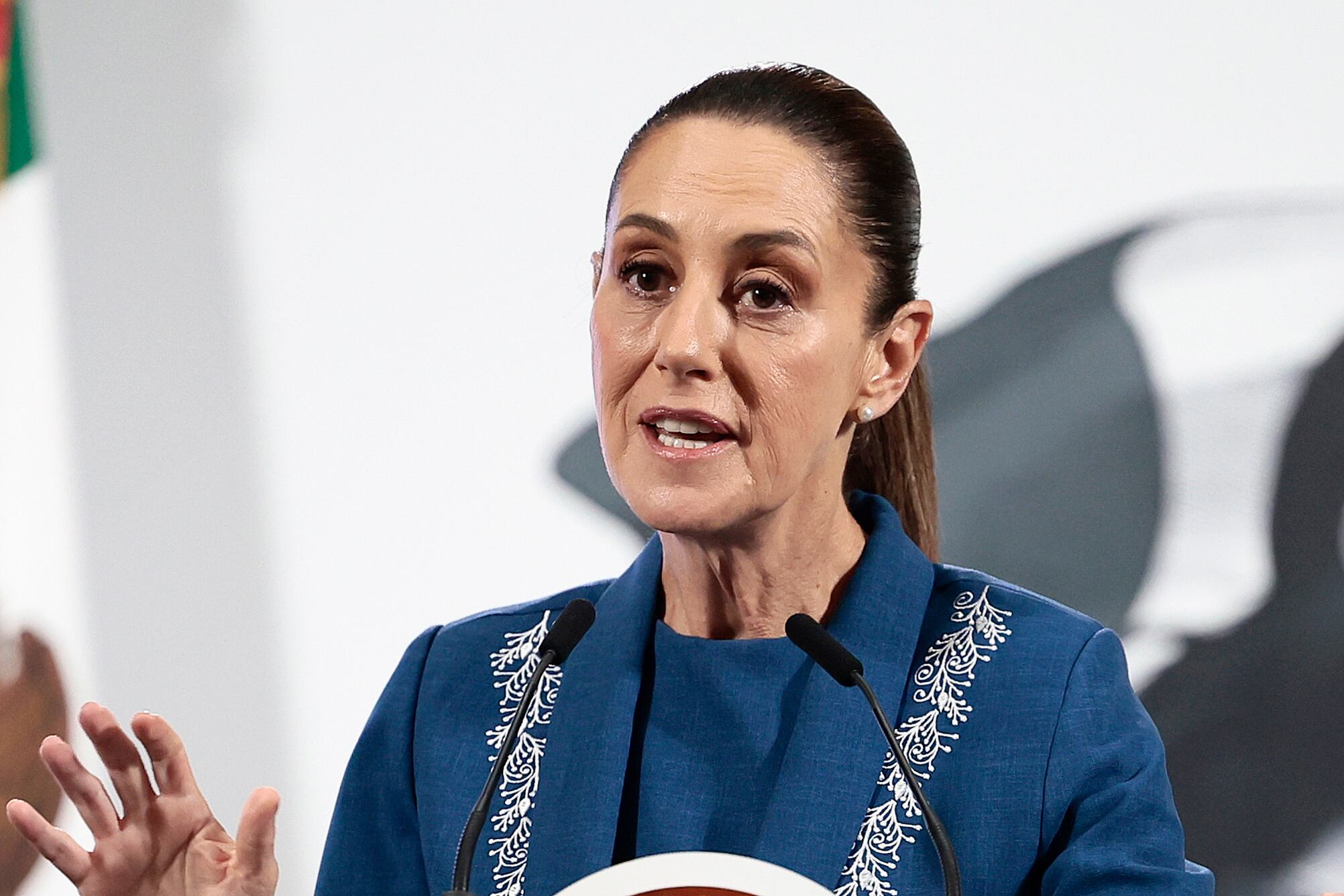 La presidenta de México, Claudia Sheinbaum. FOTO: en EEUU. EFE/ José Méndez