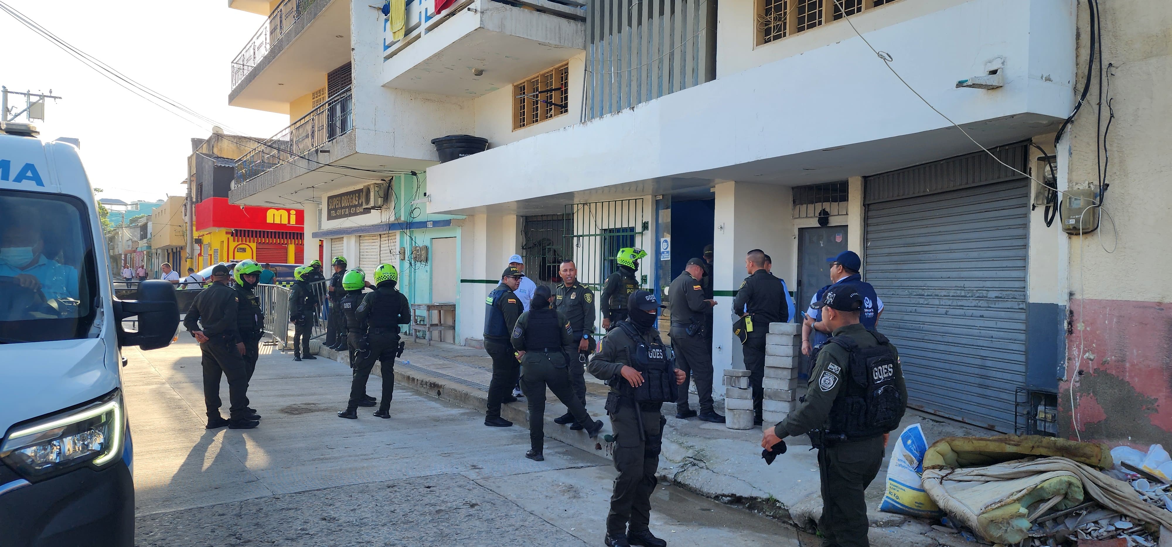 Traslado de los reclusos/ Alcaldía de Santa Marta