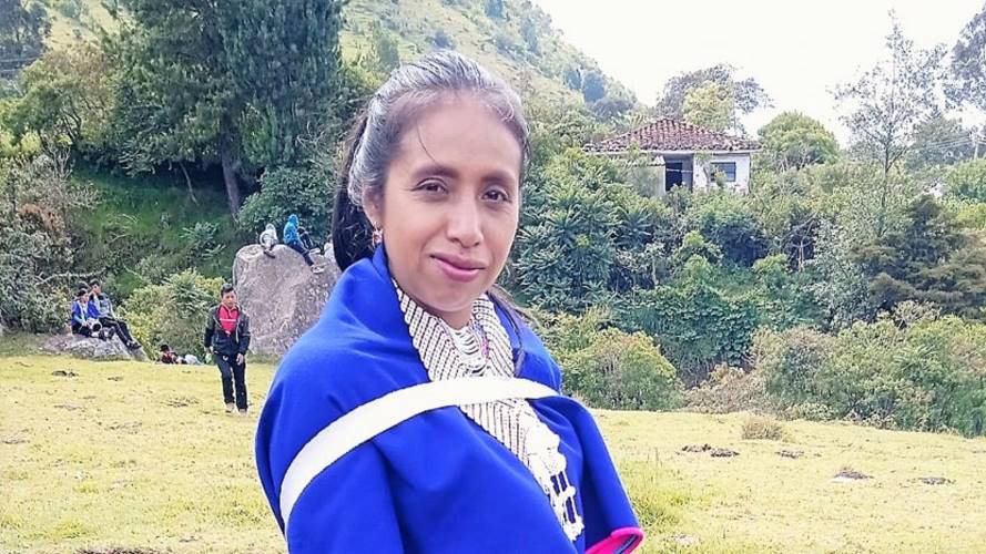 La mujer fue ultimada con arma de fuego en la vereda La Cuchilla. Crédito: Comunidad Misak