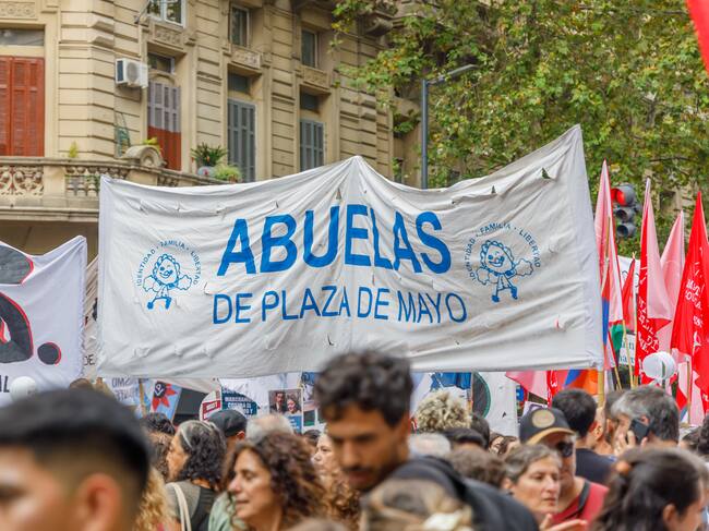 Asociación argentina Abuelas de Plaza de Mayo. Foto: jroballo vía Getty Images.