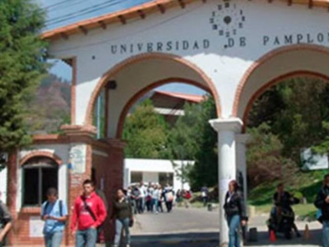 Cancelan ceremonias de grado en la universidad de Pamplona. Foto: Unipamplona