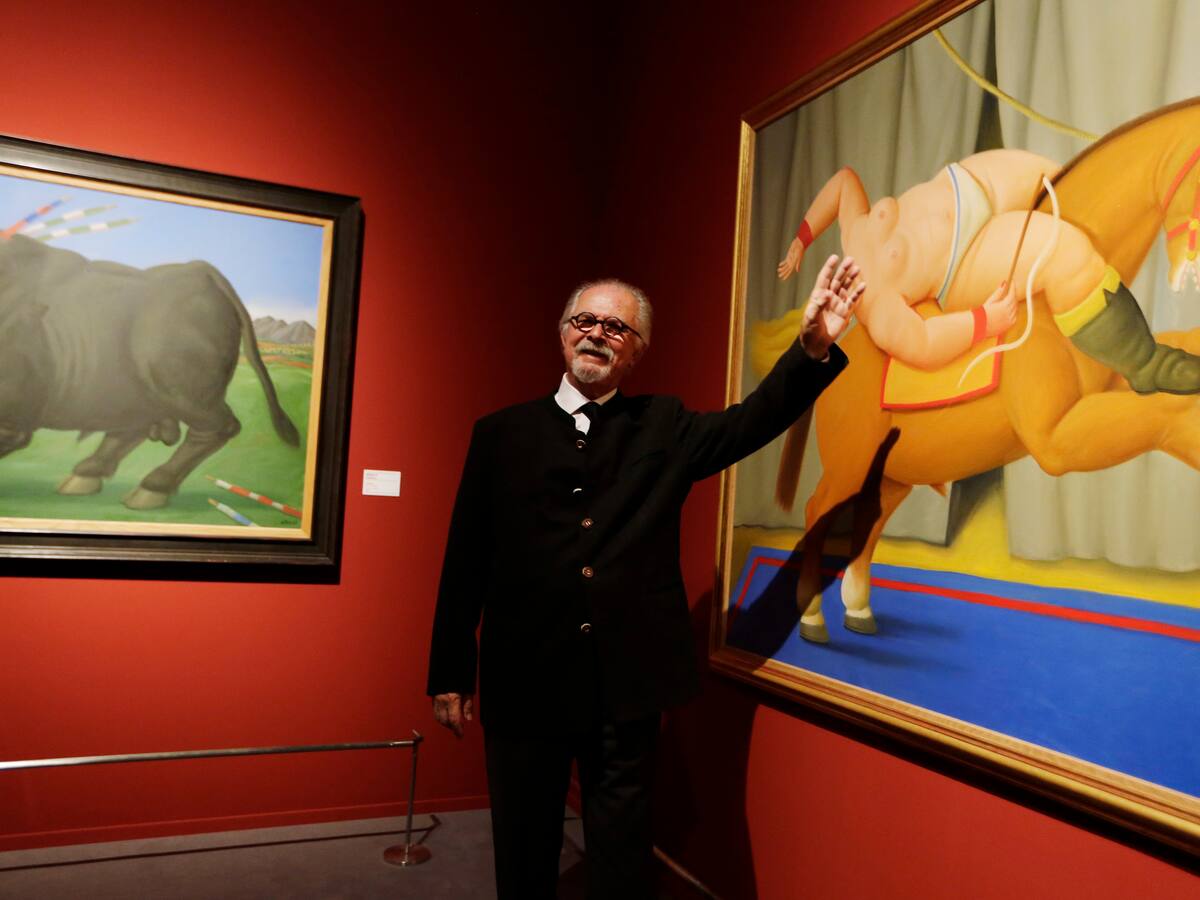 Denuncian que obra de Fernando Botero fue subastada en Riad a precio muy inferior a su valor real
