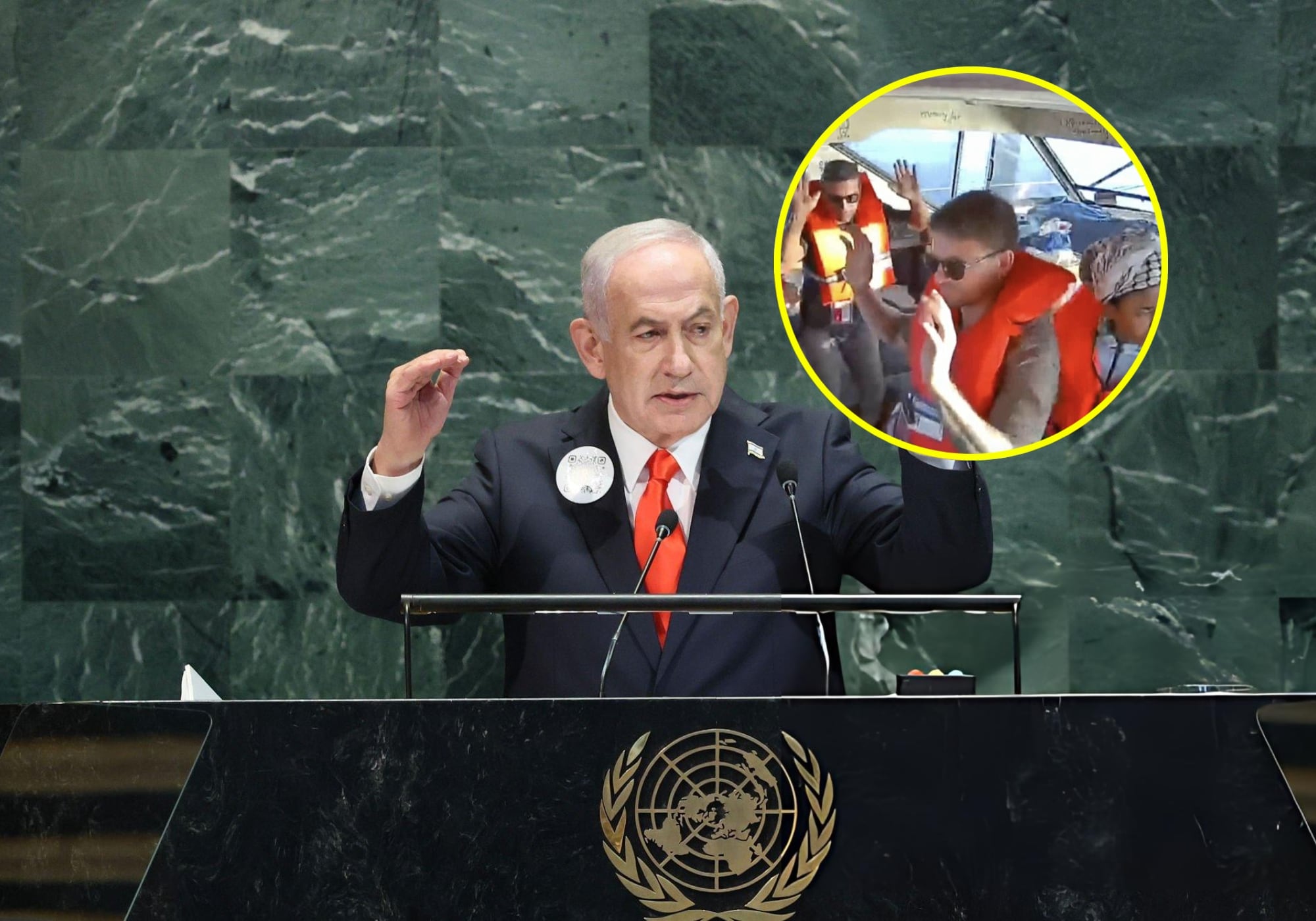 Benjamín Netanyahu felicitó a Marina israelí por flotilla: “Repelieron campaña de deslegitimación”. Foto: Getty Images.