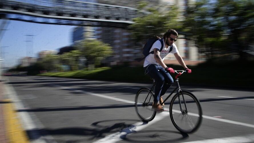 Día sin carro. Foto: Colprensa