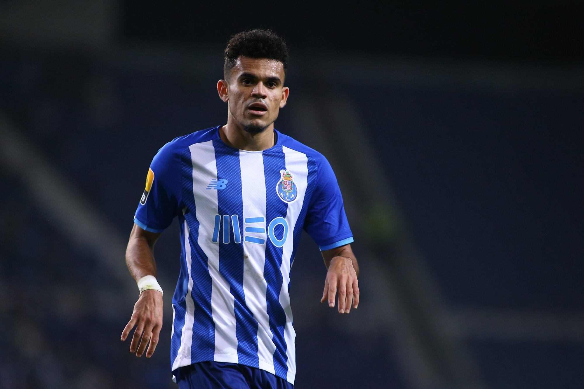 Luis Díaz en el partido entre el Porto y el Vitoria Guimaraes