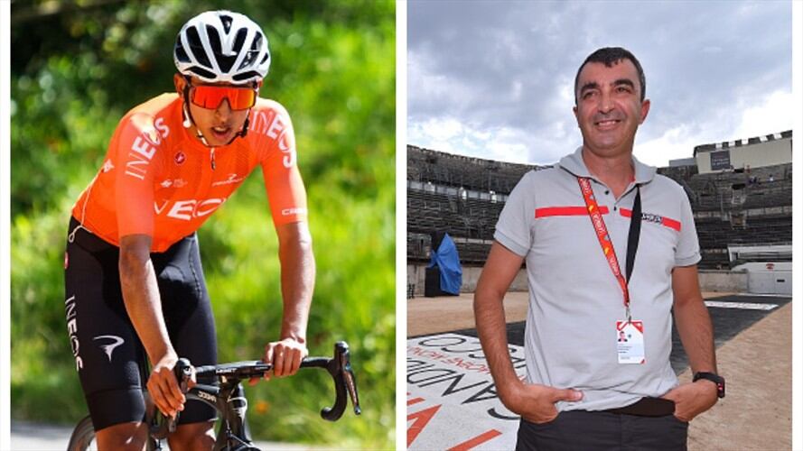 "Estamos ante una posible leyenda del ciclismo", aseguró Javier Guillén al referirse a Egan Bernal. Foto: Getty Images
