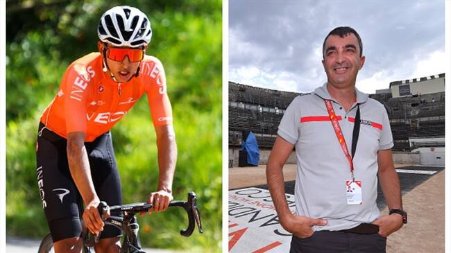 "Estamos ante una posible leyenda del ciclismo", aseguró Javier Guillén al referirse a Egan Bernal. Foto: Getty Images