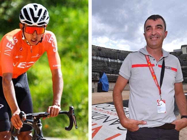 "Estamos ante una posible leyenda del ciclismo", aseguró Javier Guillén al referirse a Egan Bernal. Foto: Getty Images
