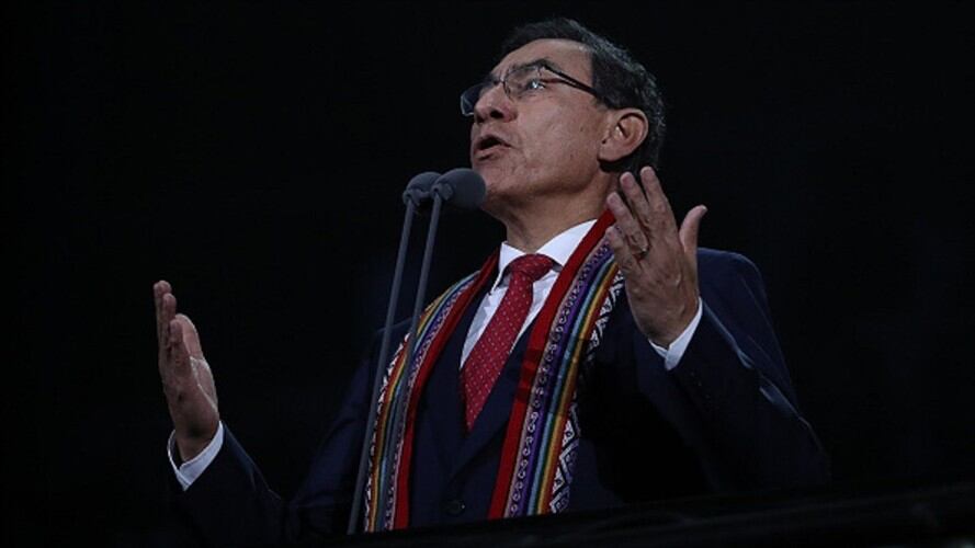 El presidente de Perú, Martín Vizcarra. Foto: Getty Images