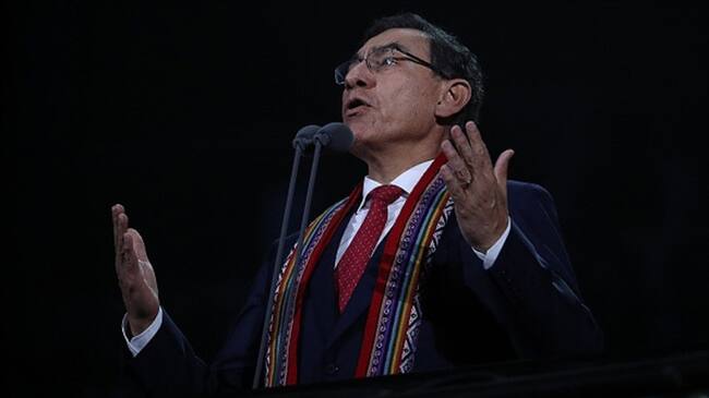 El presidente de Perú, Martín Vizcarra. Foto: Getty Images