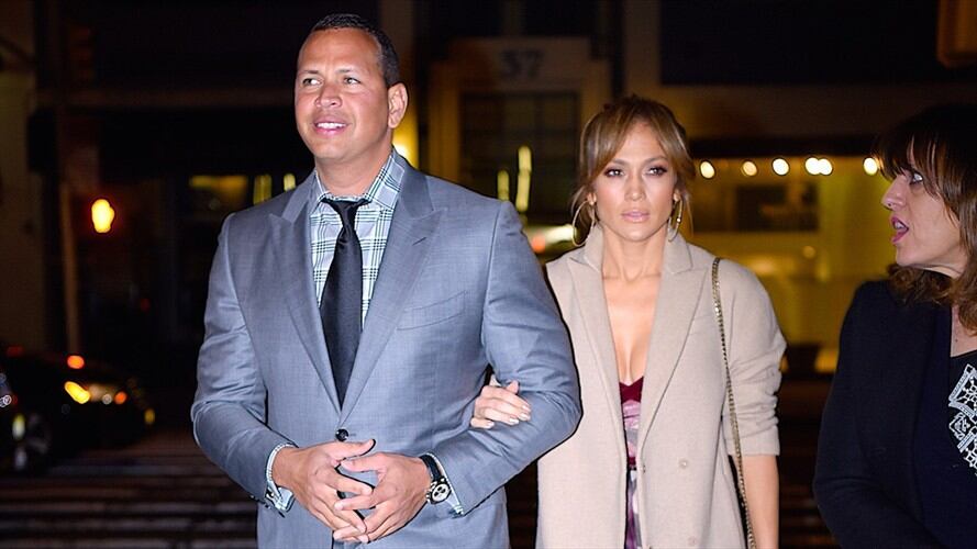 Jennifer Lopez y Alex Rodriguez. Foto: Getty Images